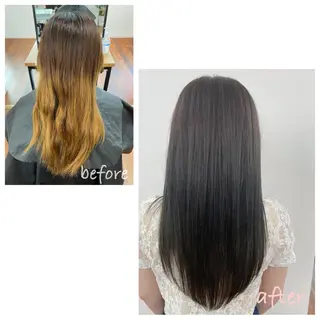 ロング カラー GRANLUSSO 〜グランルッソ駅前店所属・木口 嘉美のヘアスタイル