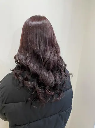 ロング カラー 縮毛矯正/髪質改善 /韓国風　山川春輝のヘアスタイル
