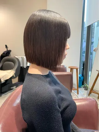 ミディアム SAUT銀座所属・石川玲菜/ 髪質改善ボブ/メンズのヘアスタイル