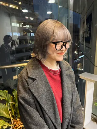 ショート カラー デザインパーマ🌀 KAISEIのヘアスタイル