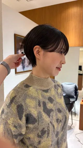 ショート 《無料カットモデル / perm》ナミのヘアスタイル