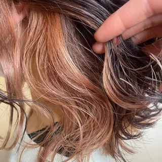 カラー 長嶋美奈/ 韓国風レイヤーカットのマツエク・マツパデザイン