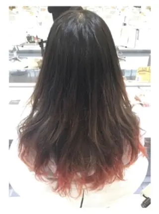 カラー 透明感カラー 松田晃代のヘアスタイル