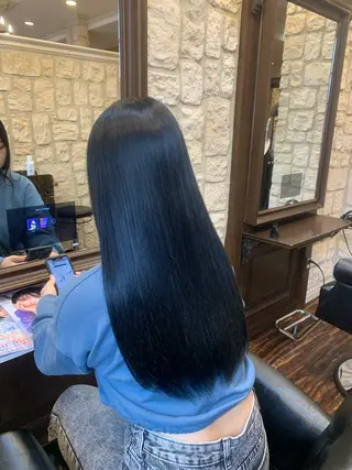 ロング カラー 町田/レイヤーカット ハッシュカット/八木のヘアスタイル