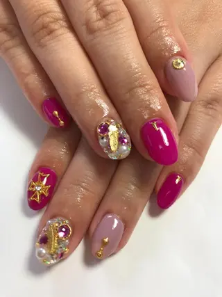 ネイル rukianail 新里のネイルデザイン