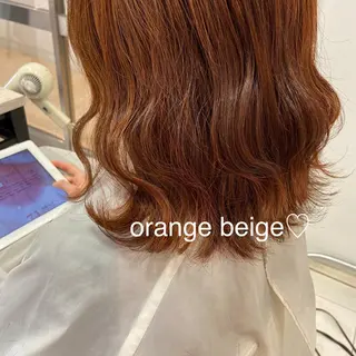 ミディアム カラー GLROW haruhiのヘアスタイル