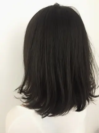 ミディアム カラー パーマ ヘアアレンジ ✨ハイクオリティ✨ 山本香也のヘアスタイル