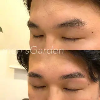 メンズ アイブロウ メンズガーデン yuriのネイルデザイン