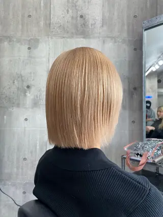 ショート カラー ヘアアレンジ メンズ のん🎀ハイトーン/ レイヤーカット🐳のヘアスタイル