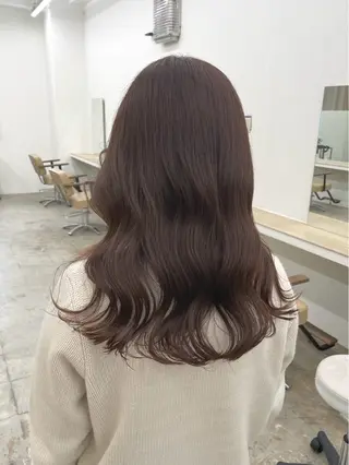 ロング カラー 暖色カラー🍒 ケアブリーチ/akiのヘアスタイル