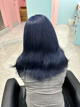 ロング カラー エフェクトブリーチ／ レイヤーカット／翔のヘアスタイル