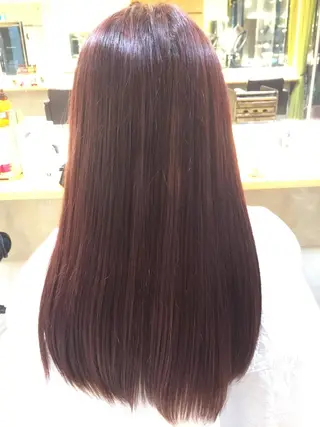 ロング カラー 加藤 綾華のヘアスタイル