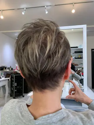 ショート 再現性ショートボブ 木又克美のヘアスタイル