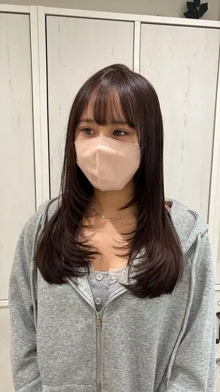 ロング hana/海外風ヘア /レイヤーカット🦋のヘアスタイル