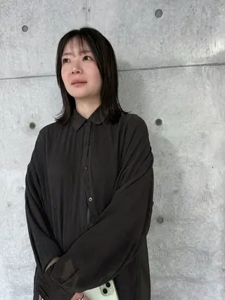 ミディアム 誰よりも丁寧なカット 🍀小林輝のヘアスタイル