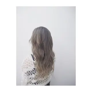 セミロング カラー 永岡 鉄平のヘアスタイル