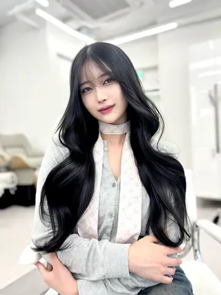 ロング カラー 🫧いちの 🫧のヘアスタイル