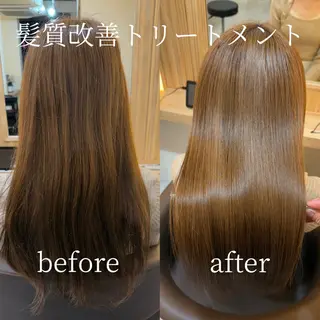 ロング attrait南堀江所属・KAISEI髪質改善 /縮毛矯正のヘアスタイル