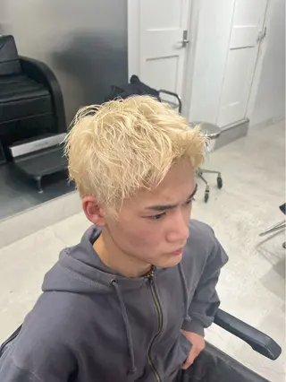 ショート カラー メンズ 名古屋メンズパーマ /松井生のヘアスタイル