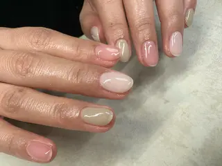 ロング カラー ヘアアレンジ キッズ ネイル マツエク・マツパ アイブロウ 福田 加奈のネイルデザイン