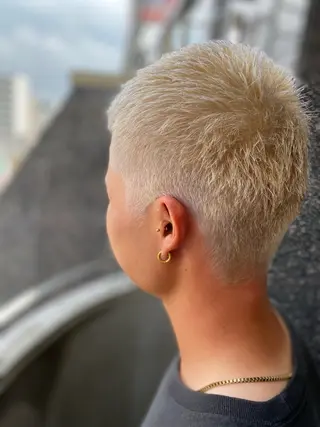 ショート カラー メンズ ヨシダ フミノリのヘアスタイル