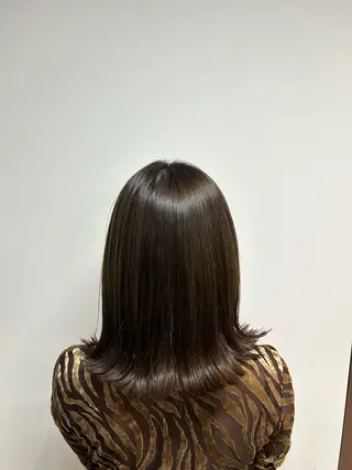 ミディアム カラー 相澤 拳のヘアスタイル