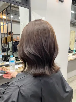 カラー 新宿/韓国ヘア/ 髪質改善ストレートのヘアスタイル