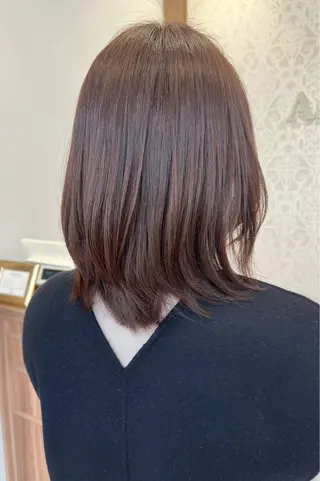 ミディアム 薮押 いづみのヘアスタイル