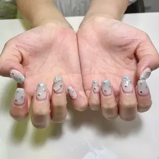 ネイル By moonネイル 🌷ワンホン/韓国風のネイルデザイン