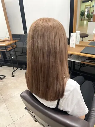 セミロング コトネ🫧 韓国風レイヤーカットのヘアスタイル