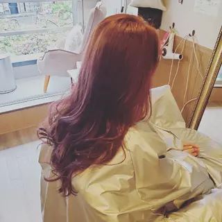 ロング カラー spa hair  ark 富井直美のヘアスタイル