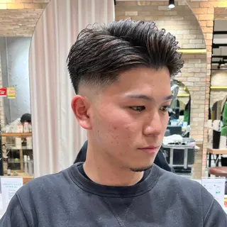 パーマ メンズ 酸性ストレート・ メンズ  三原 楊子のヘアスタイル