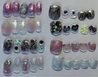 ネイル NICO nail　三軒茶屋店　ネイル＆アイラッシュ所属・oichan 𖦹°‧のネイルデザイン