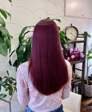 ロング 角田 満帆のヘアスタイル