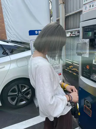 ショート カラー ヘアアレンジ 女性スタイリスト専門サロン Zina 天神所属・NANA／trend style🕊🍑のヘアスタイル