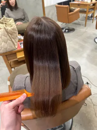 ロング カラー 山野愛子美容室銀座店所属・🌼髪質改善/透明感 艶髪タケドミのヘアスタイル