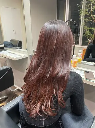 カラー パーマ レディースカット特化 ケンジのヘアスタイル