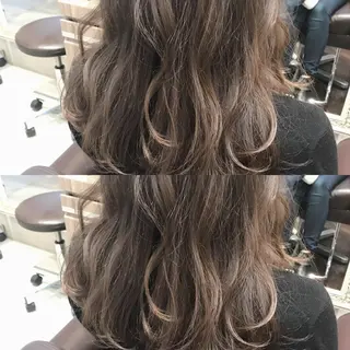 ミディアム 髪質改善\酸熱TR カット【店長】のヘアスタイル