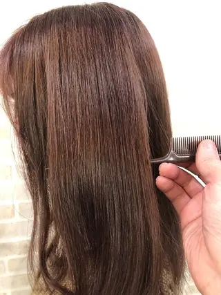 ミディアム カラー 髪質改善美容師🐥 艶だし職人/薄野大輔のヘアスタイル