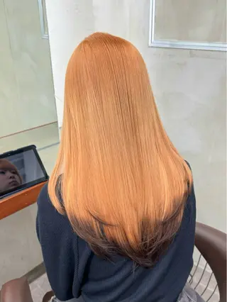 ロング カラー 似合わせカット/ ハイトーン/aoiのヘアスタイル