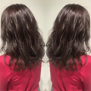 ミディアム カラー ♡美髪•艶髪♡砂川 なつきのヘアスタイル