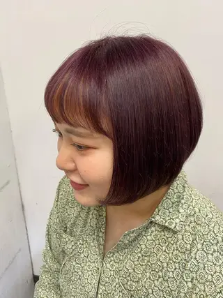 ショート satsuki 暖色・ブラウンカラーのヘアスタイル
