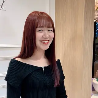 カラー 女性専用髪質改善と縮毛矯正専門店COKORO 【元町/三宮】所属・なかい まなのヘアスタイル