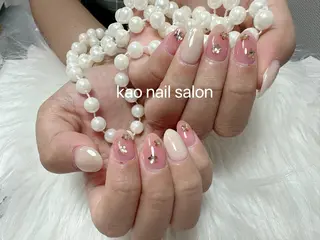 ネイル kao nail マグネット/長さだしのネイルデザイン
