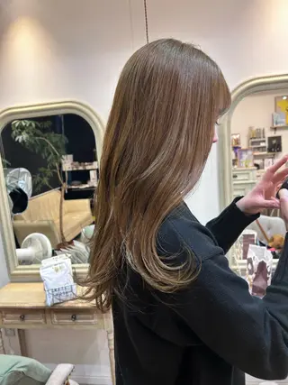 ロング カラー OーOWLULU所属・カットモデル募集✂︎ 🪐サイトウミキのヘアスタイル