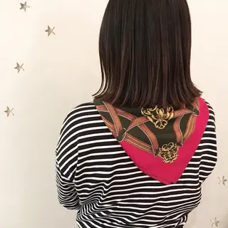 ミディアム カラー salon AKIRA所属・市川 千夏のヘアスタイル
