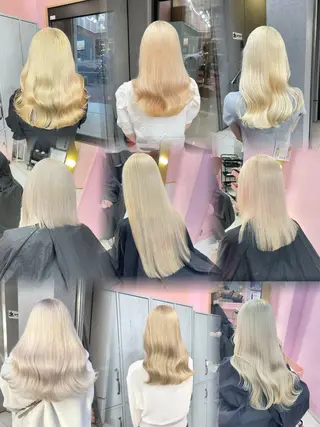 ロング カラー ヘアアレンジ メンズ 🥀韓国アイドルヘア haru🥀のヘアスタイル