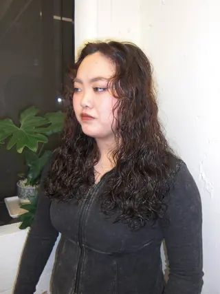 ロング パーマ コーンロウ／ブレイズ SYUのヘアスタイル