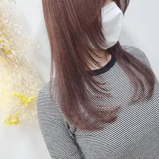 ロング レナークソワン ちだしえりのヘアスタイル