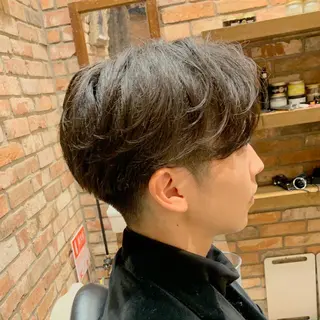 ミディアム 杉本 和大のヘアスタイル